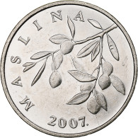 Croatie, 20 Lipa, 2007, Nickel Plaqué Acier, FDC, KM:7 - Croazia