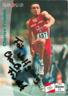 AK Dreispringer Charles Michael Friedek TSV Bayer 04 Leverkusen ASV DSHS Köln Gießen Olympia Weltmeister Triple Jump - Authographs