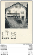 Architecture Ancien Plan D'une Villa " L' Aurore "  à VESOUL   ( Architecte JOLY  à  VESOUL   ) - Architectuur