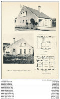 Achitecture Ancien Plan De Maison / Villa ( Architecte G. RAYNAUD  à AUTUN    ) - Architectuur