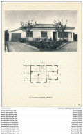 Achitecture Ancien Plan De Maison / Villa ( Architecte R. MONGINOUX à BORDEAUX    ) - Architectuur