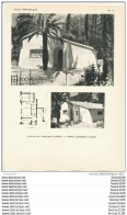 Achitecture Ancien Plan D'une Villa Au Parc Springland à CANNES  ( Architecte P. RAINAUT à CANNES  ) - Architectuur