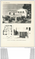 Achitecture Ancien Plan D'une Villa " Roc à Pic " à SAINT RAPHAEL  ( Architecte P. MOLLET à SAINT RAPHAEL   ) - Architectuur