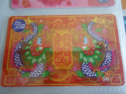 THAILAND USED    CARDS PIN 108  CHINESE ZODIAC - Dierenriem