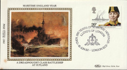 Great Britain   .   1982   .  "Maritime England Year - Dreadnought And Fisher"   .   First Day Cover - 1981-1990 Dezimalausgaben