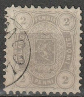 Finland Suomi 1875/1882. 2P. Mi 12Ayb Mittleres Bis Dickes Papier. Gezahnt L 11. (cat 50 Euro) Nice Cancel - Usados