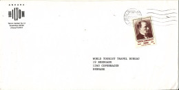 Turkey Cover Sent To Denmark 23-9-1993 Single Franked - Storia Postale