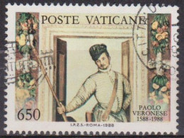 Art, Peinture - VATICAN - Le Véronèse: Aurtoportrait - N° 841 - 1988 - Usados