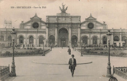 BELGIQUE - Bruxelles - Gare Du Midi - Animé - Carte Postale Ancienne - Transporte Público