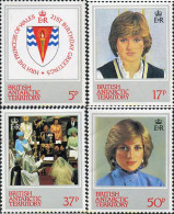 163419 MNH ANTARTIDA BRITANICA 1982 21 ANIVERSARIO DE DIANA PRINCESA DE GALES - Neufs