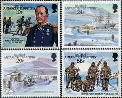 28965 MNH ANTARTIDA BRITANICA 1987 75 ANIVERSARIO DE LA EXPEDICION DE R.F. SCOTT A LA ANTARTIDA - Neufs