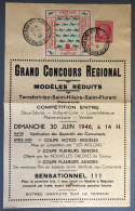 France, Divers Meeting Des Modèles Réduits 1946 - (W1392) - 1927-1959 Storia Postale