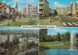 D-65795 Hattersheim Am Main - Ansichten - Neubaugebiet - Hauptstraße - Kirche - Car - VW Käfer - Parkanlage - Hattersheim