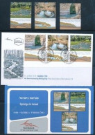 ISRAEL 2023 SPRINGS IN ISRAEL - MNH STAMPS + FDC + POSTAL SERVICE BULITEEN - Neufs