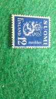 FİNLANDİYA--1940--50            LION          12    MK       DAMGALI - Used Stamps