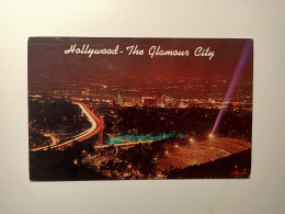 VARIE STATI UNITI USA HOLLYWOOD THE GLAMOUR CITY Formato Piccolo Viaggiata 1961 Condizioni Buone - Los Angeles