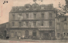 Pezenas * 1909 * Grand Hôtel Du Commerce Pierre CAUQUIL Propriétaire * Commerce - Pezenas