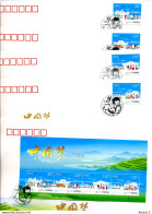 A52194)China FDC 4695 - 4698 + Bl 211 - 2010-2019