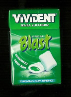 Scatola In Cartoncino - Vivident Fresh Blast - Vuota - Scatole/Bauli