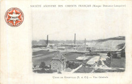 GUERVILLE "Sté Anonyme Des Ciments Français" Marque Demarle-Longuéty) Usine De ...vue Générale - Guerville