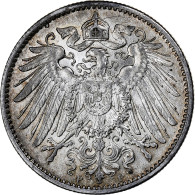 Empire Allemand, Wilhelm II, Mark, 1915, Stuttgart, Argent, SUP+, KM:14 - 1 Mark