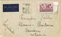 53062. Carta Aerea SYDNEY (Australia) 1947. Mercurio Stamp To Suisse - Covers & Documents