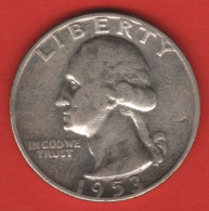 USA - 1/4 $ 1953D - 1932-1998: Washington