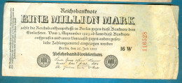 1000000 Mark 25.7.1923 Serie 16 W - 1 Mio. Mark