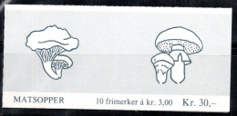 Norvège 1989 Mi. MH 13 Carnet 100% MYCÈTES Neuf ** - Booklets