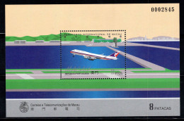 Macao 1995 Mi. Bl. 32 Bloc Feuillet 100% Neuf ** Avion, 8 P - Blocs-feuillets