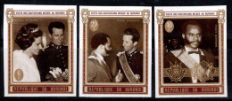 Burundi 1970 Mi. 673-75 B Neuf ** 100% Poste Aérienne La Reine Fabiola Et Baudouin - Unused Stamps