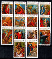 Burundi 1970 Mi. 562-75 A Neuf ** 100% Peintures Via Crucis, 1 Fr,1.50 Fr... - Nuevos