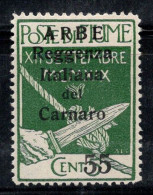 Arbe 1920 Sass. 10 Neuf * MH 100% 55 C, Régence Italienne - Arbe & Veglia