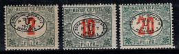 Debreczen 1919 Mi. 3, 6, 9 Neuf * MH 100% Timbre-taxe - Debreczen