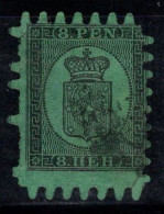 Finlande 1866 Mi. 6 Oblitéré 40% 8 P, Armoiries, - Usados