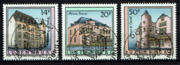 Luxembourg 1993 - YT 1270/1272 - Historic Residences, Demeures Seigneuriales Et Bourgeoises - Usados