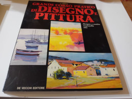 GRANDE CORSO PRATICO DI DISEGNO E PITTURA- F. ASINS- DE VECCHI EDITORE 1988 - Arte, Antiquariato