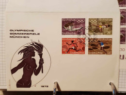 1972 Olympische Sommerspiele München Ersttagsbrief - Cartas & Documentos