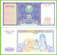 UZBEKISTAN 25 SO'M 1994 P-77 UNC - Usbekistan