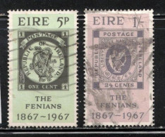 IRELAND Scott # 238-9 Used - Centenary Of Fenian Rising B - Gebruikt