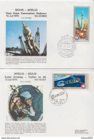 Apollo - Sojus 8 Covers With Special Cancels, Soviet And USA Stamps - Andere & Zonder Classificatie