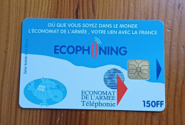 JOLIE CARTE A PUCE ECOPHONING B.E !!! - Military Phonecards