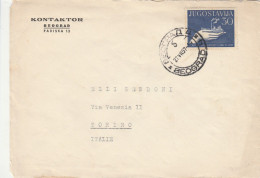 LETTERA 1957 JUVOSLAVIA BEOGRAD ARRIVO TORINO (EX812 - Covers & Documents