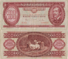 Hungary 100 Forint 1980 P-171f  Banknote Europe Currency Hongrie Ungarn #5205 - Hungary