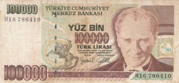 BANCONOTA TURCHIA 100000 EF (HB869 - Türkei