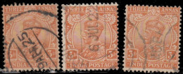 Inde Anglaise 1911. ~ YT 85 (par 3) - 3 A. George V - 1911-35 King George V