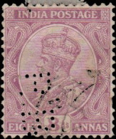 Inde Anglaise 1911. ~ YT 89 Perforé - 8 A. George V - 1911-35 King George V