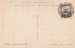 CARTOLINA VIAGGIATA CITTA' DEL VATICANO 1934 C.25 1934 (HC639 - Brieven En Documenten