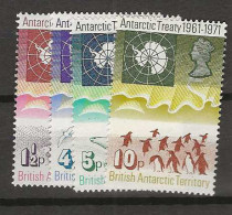 1971 MNH British Antactic Territory, Mi 39-42 Postfris** - Ungebraucht