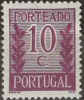 PORTUGAL 1940 Postage Due - 10c. - Lilac MH - Nuevos